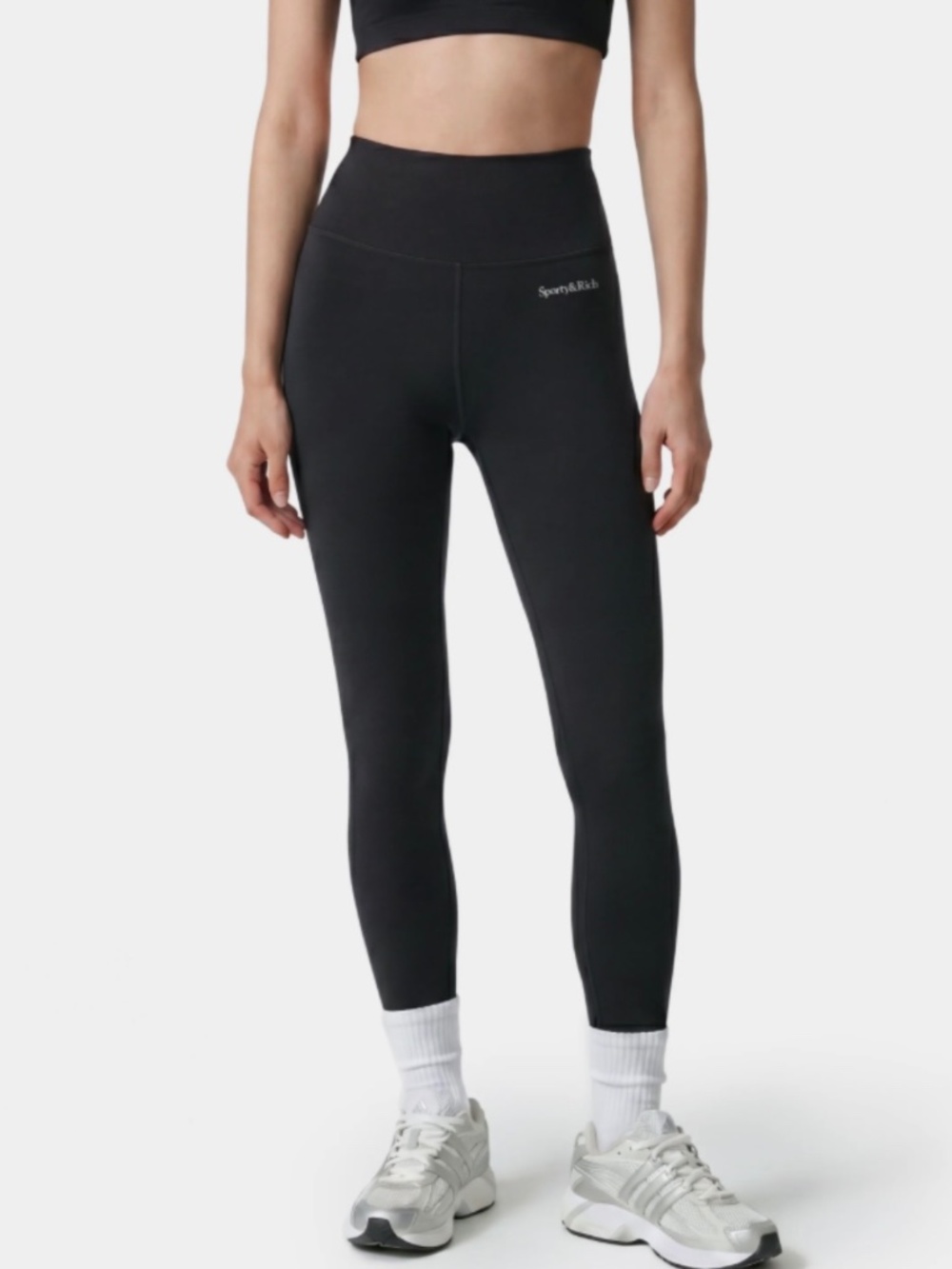 Carbon leggings sporty and rich